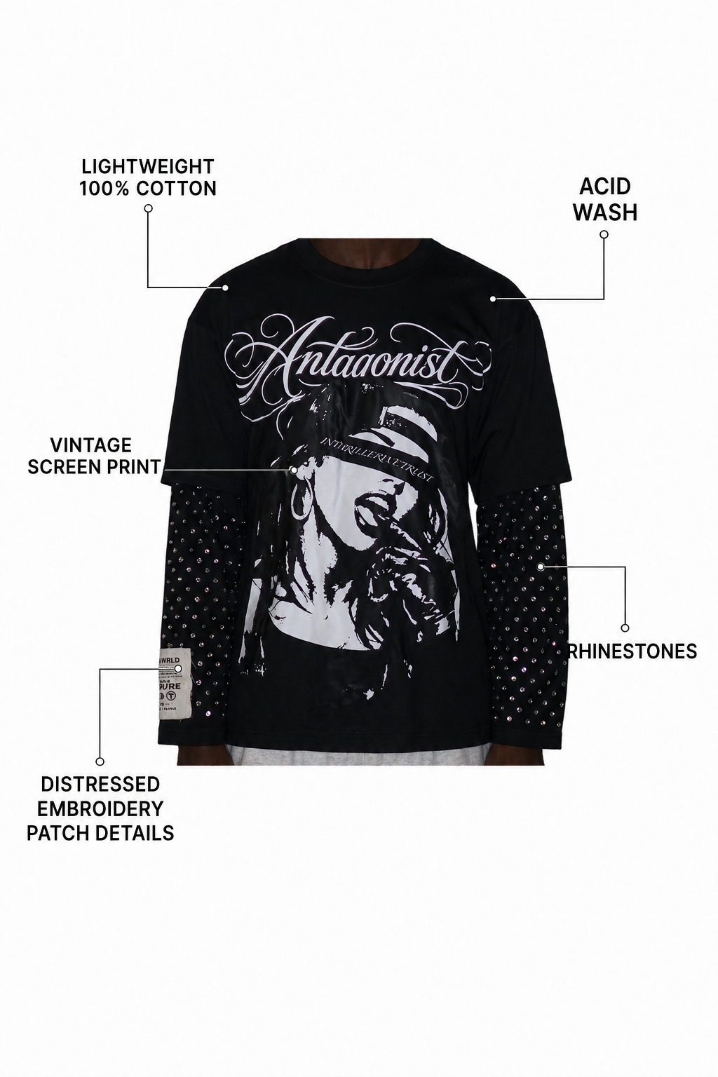 Antagonist longsleeve(black)