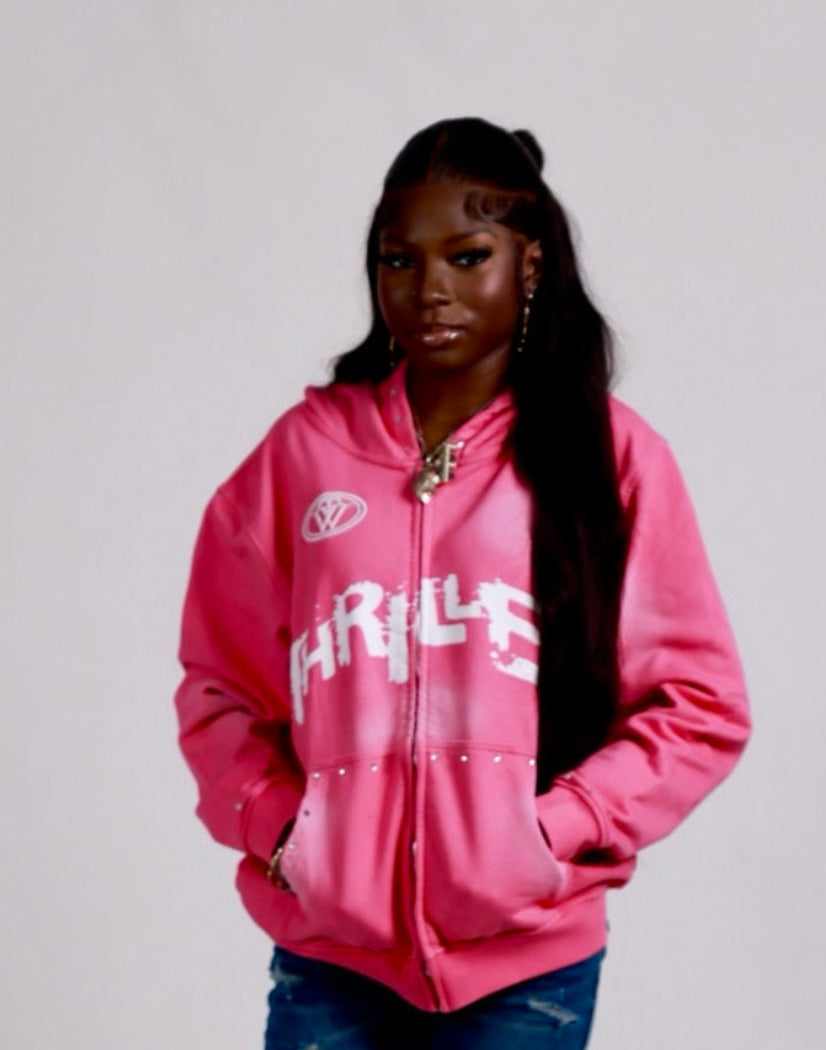 Thriller zip-up (pink)