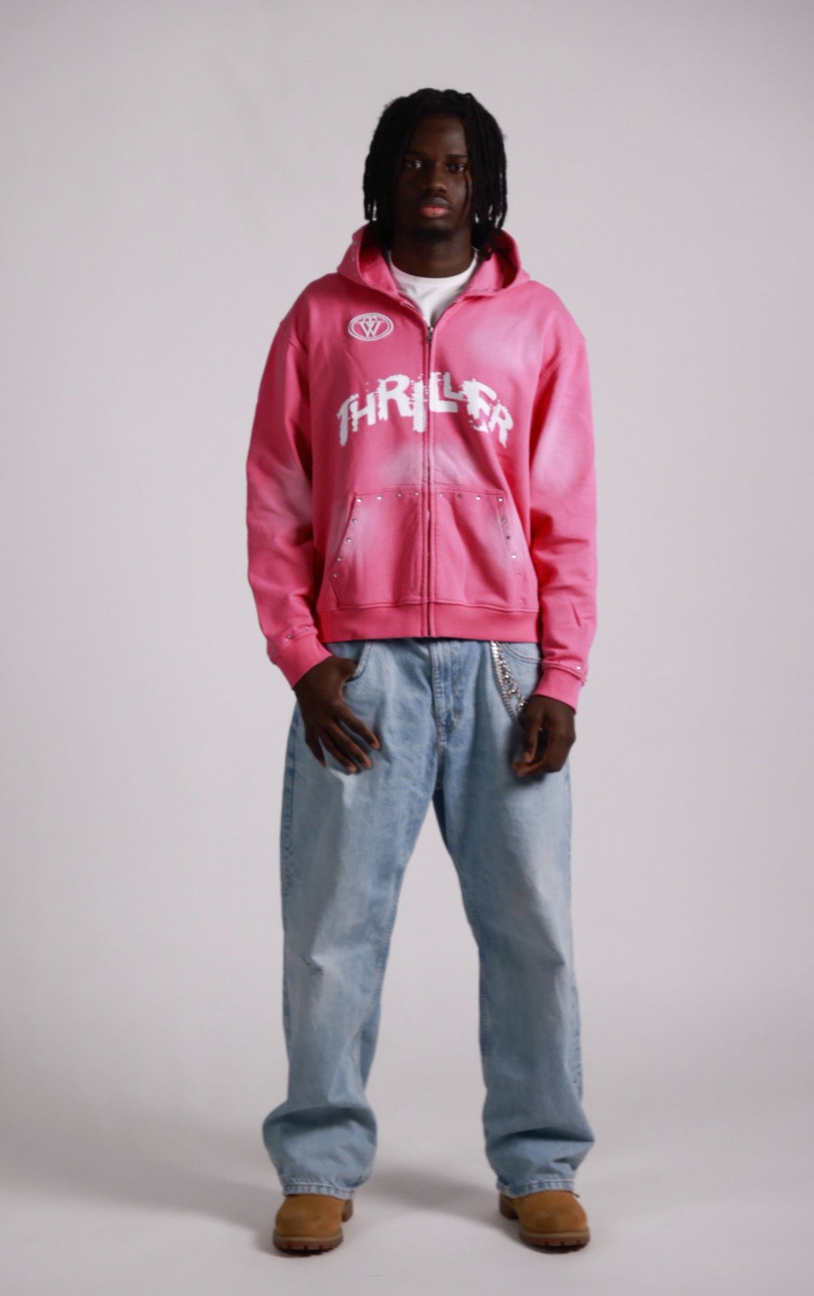 Thriller zip-up (pink)