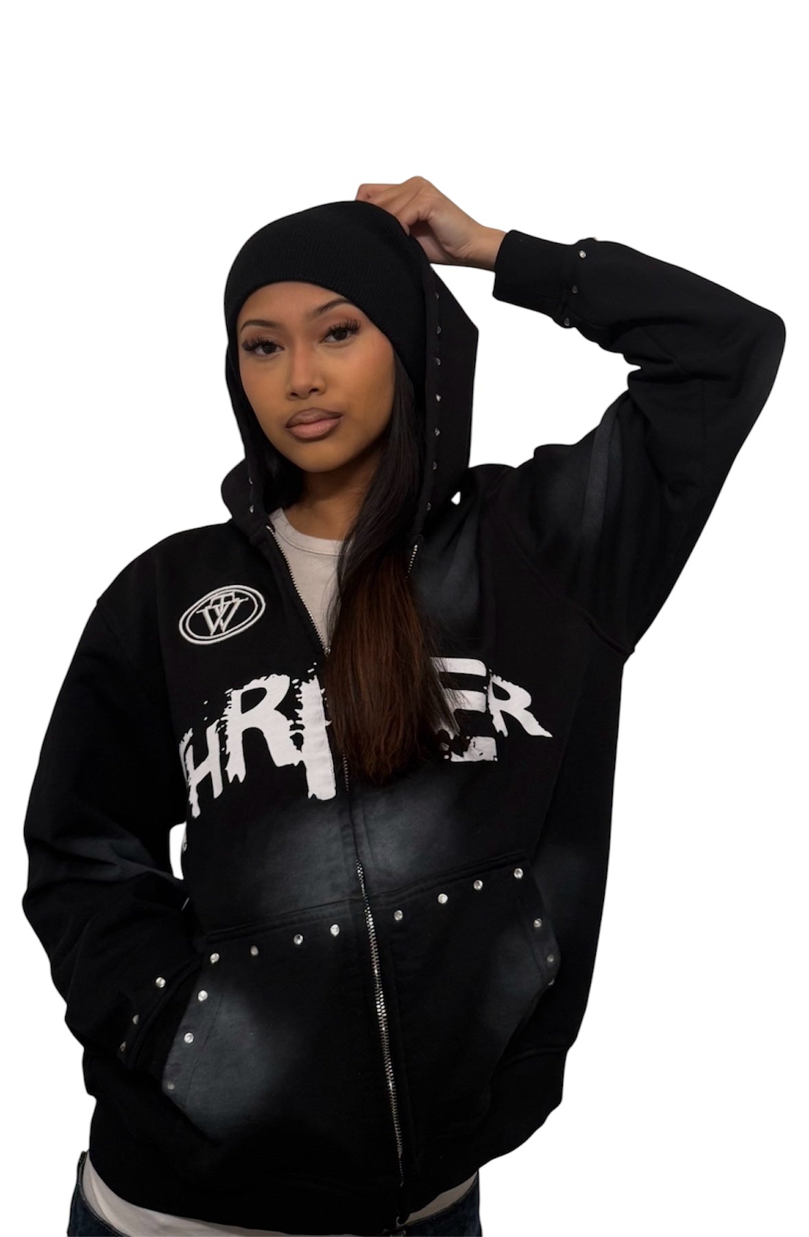 Thriller zip-up(black)