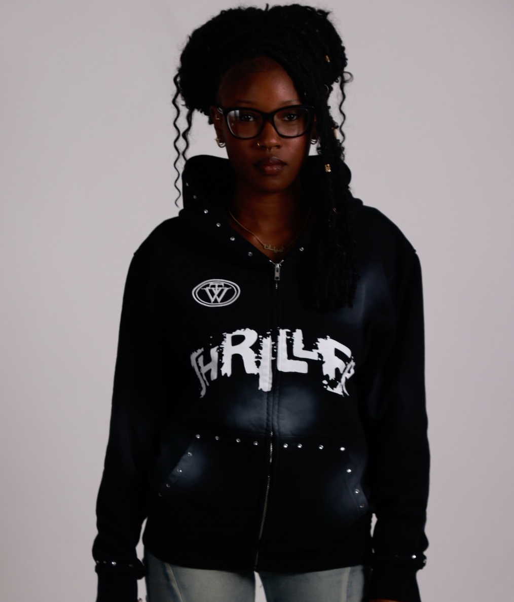 Thriller zip-up(black)